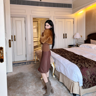 m1u风铜色中长款 Mystical 两件95折 新品 半身裙子 Beauty