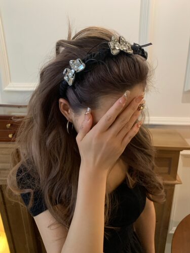 蝴蝶仙子韩国原创2026新款蝴蝶结发箍女高颜值气质发饰发卡头箍！