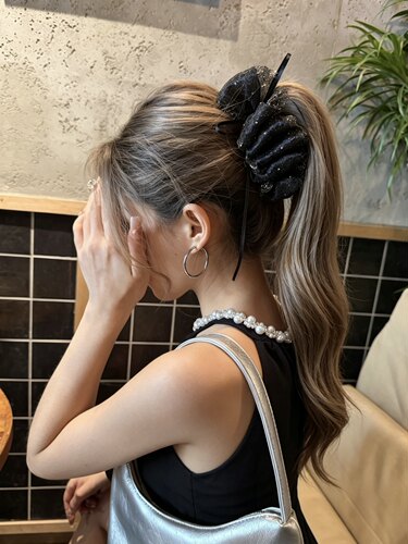 韩国进口发饰女高级感发夹头饰发卡发饰云朵香蕉夹竖夹头饰高马尾