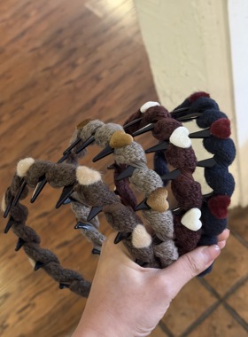 韩国进口2025新款高级感带齿波浪发箍女高颅顶压发头箍洗脸发卡