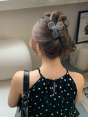 韩国东大门新款 花朵发夹女抓夹后脑勺小号发夹高级百搭鲨鱼夹