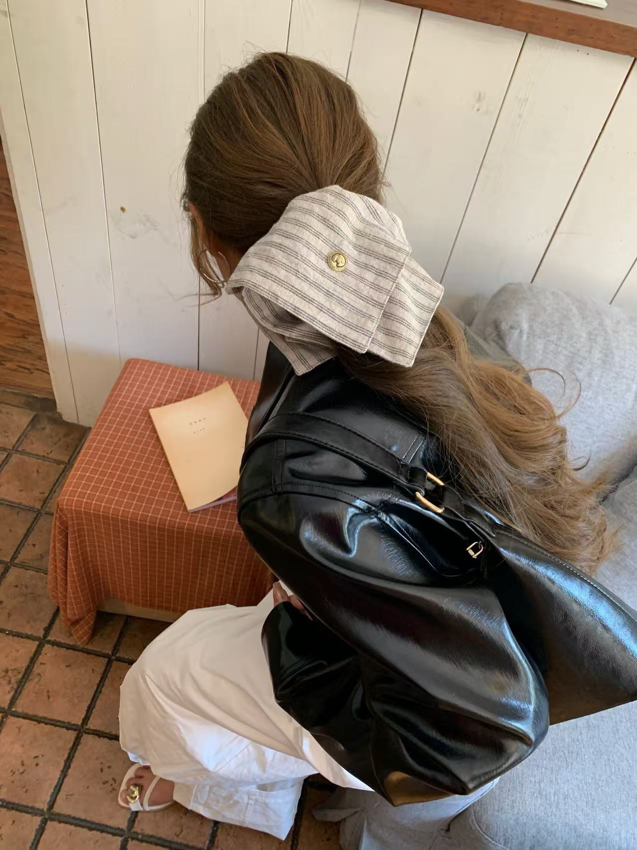 韩国东大门2025新款方巾大肠发圈女简约慵懒风低丸子百搭发绳发饰,饰品/流行首饰/时尚饰品新,发饰,淘宝优惠券,粉丝福利购,淘宝优惠卷