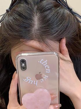 皮质蝴蝶结发夹女简约ins黑色甜酷侧边夹刘海夹发卡边夹发饰头饰