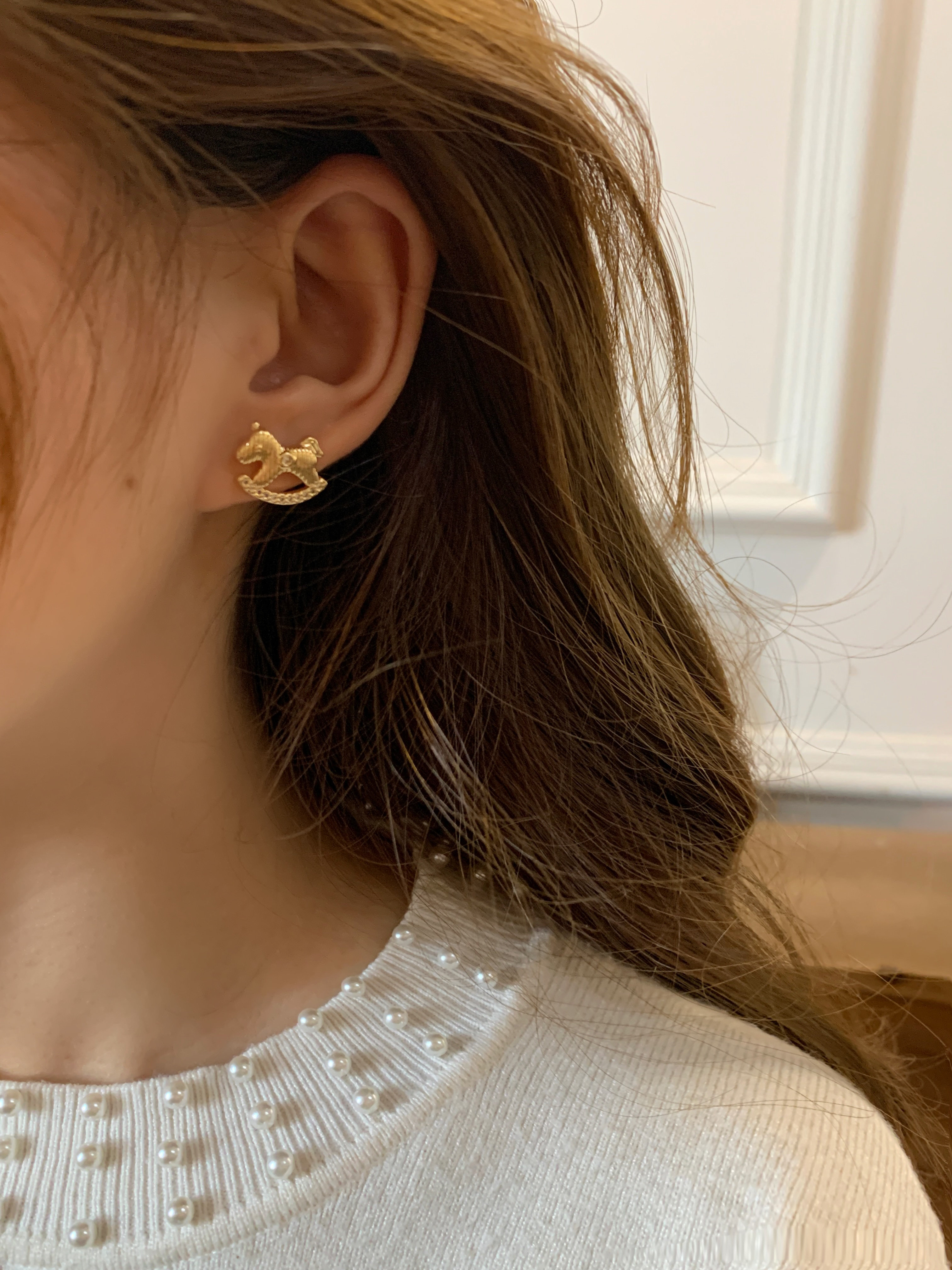 上新-5韩国东大门新款小马耳钉女2026新款气质耳环耳饰耳坠耳饰品,饰品/流行首饰/时尚饰品新,耳钉,淘宝优惠券,粉丝福利购,淘宝优惠卷