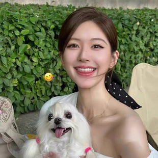 许我耀眼赵露思2025新款 高级感波点丝巾发圈头绳发饰头饰秋冬