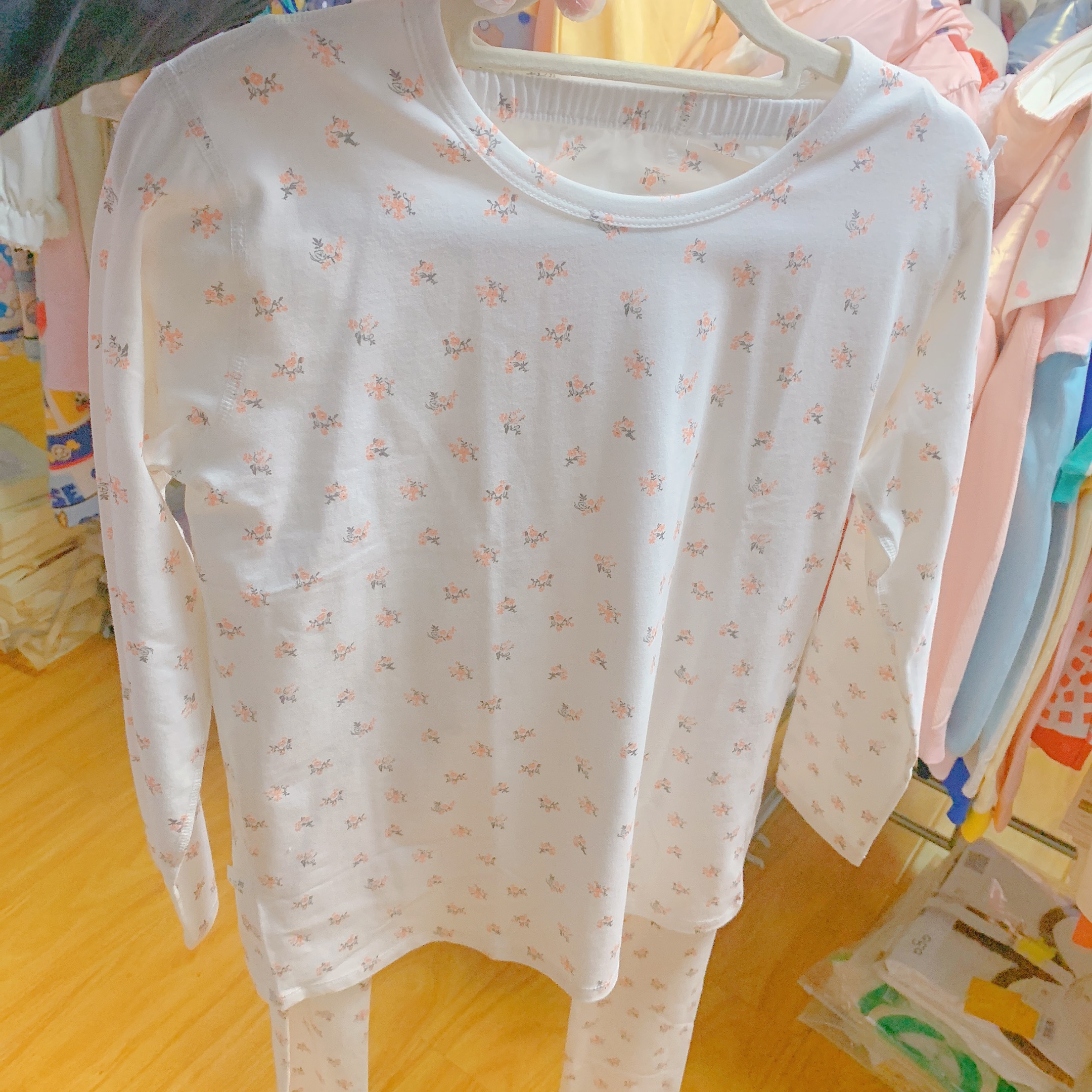 卡卡龙女童大童秋衣秋裤套装纯棉儿童秋衣秋裤套装断码特价清仓