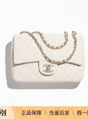 奢店代购 2025p 新款Chanel/香奈儿 珍珠cf限量手工坊cf晚宴手袋