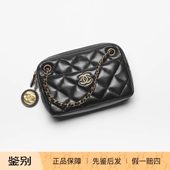 香奈儿 新款 抛光小羊皮迷你相机手袋 正品 CHANEL 奢店代购 2024k