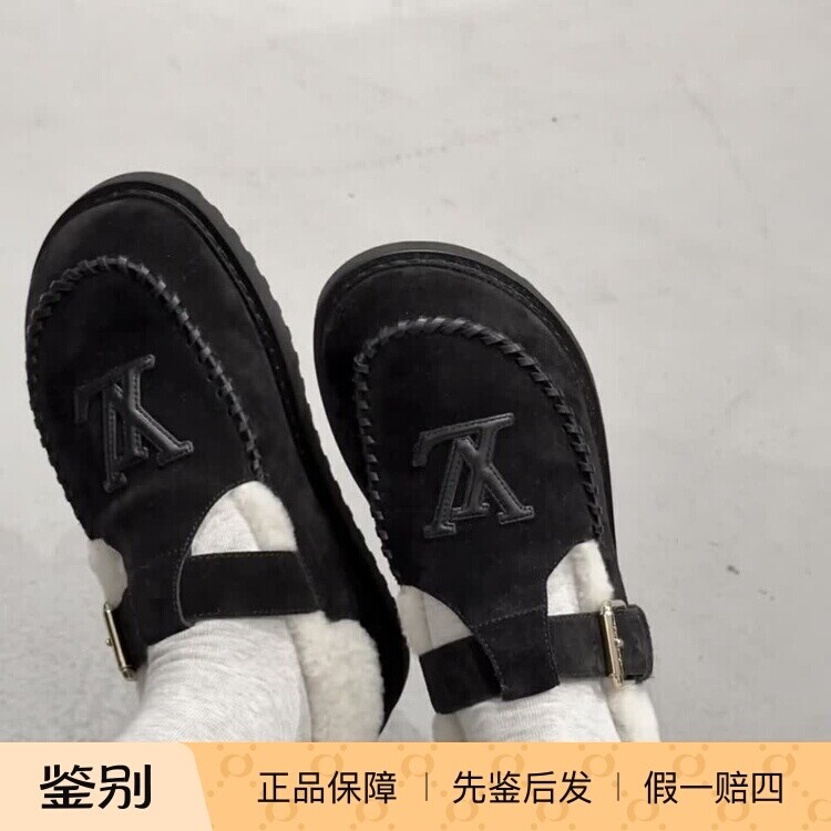 新款 奢店 2025 LV/路易威登 COLORADO 毛绒泰迪玛丽珍鞋 1ADC1L