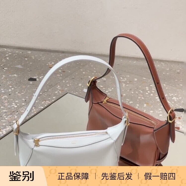 ROMY柔软牛皮革慵懒通勤单肩手袋