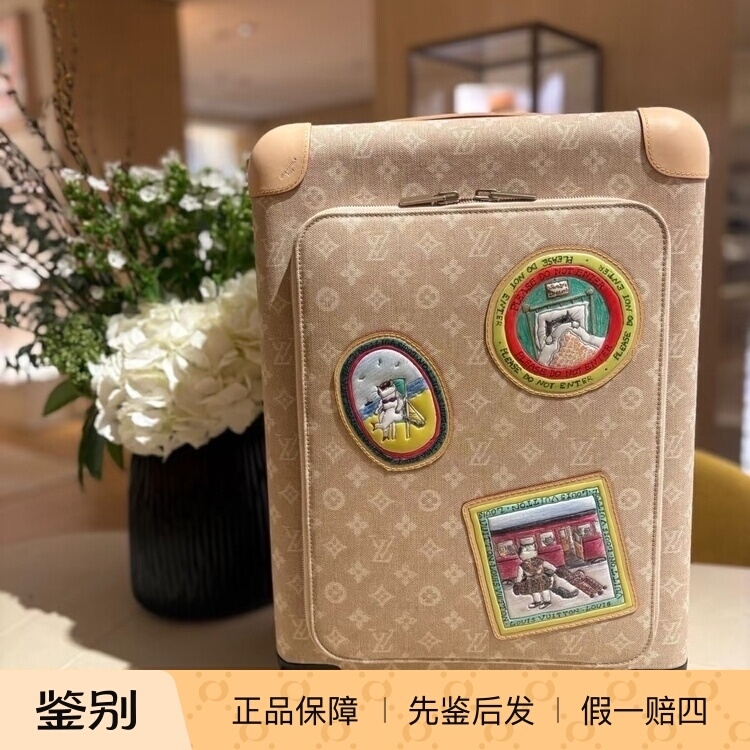 奢店代购 2025新款 LV/路易威登 HORIZON 猫咪限量拉杆箱 M15167