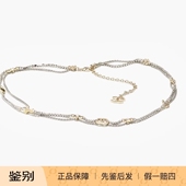 奢店代购 2025c Chanel 新款 香奈儿 金属水钻珍珠小鱼手工坊腰链