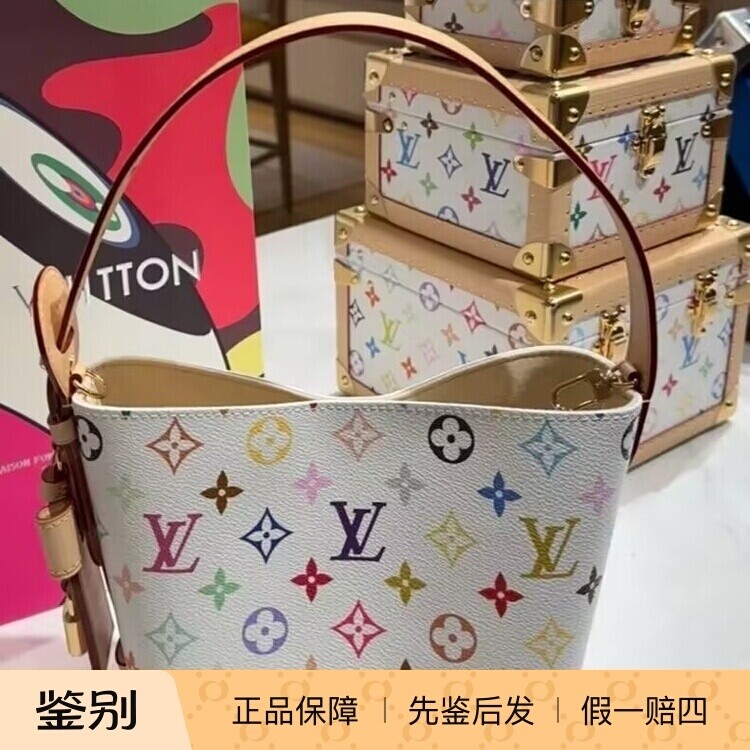 奢店代购 2026新款 LV/路易威登 村上隆联名ALL IN BB 手袋M13089