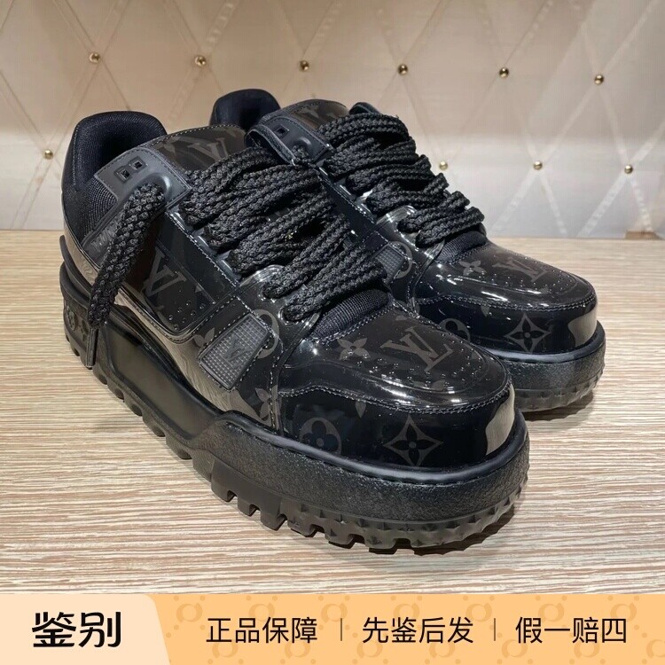奢店 2025新款 LV/路易威登 TRAINER MAXI 透明休闲运动鞋 1AHDLF
