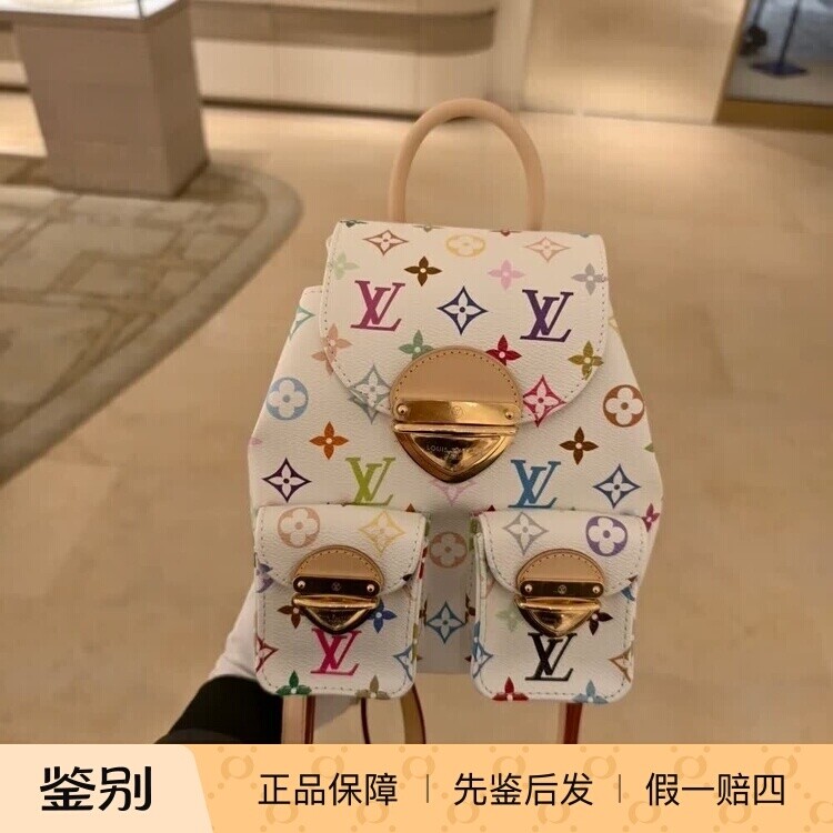 奢店代购 2025新款 LV/路易威登 村上隆联名VENICE 双肩包 M13081