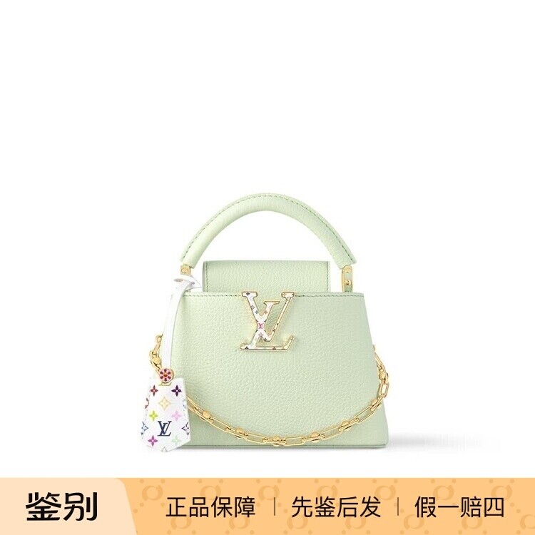 奢店代购 2025新款 LV/路易威登 村上隆CAPUCINES迷你手袋 M14101
