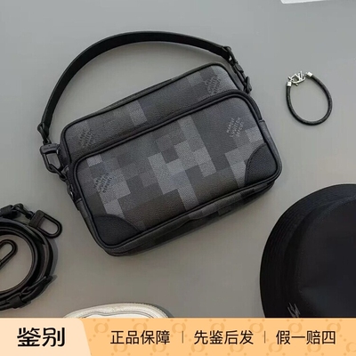 奢店代购 2025新款 LV/路易威登 NIL马赛克经典单肩邮差包 M14988
