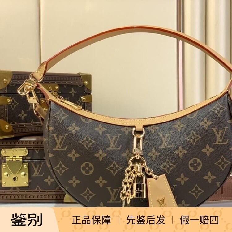 奢店代购 2025新款 LV/路易威登 LOOPING老花腋下单肩手袋 M12939