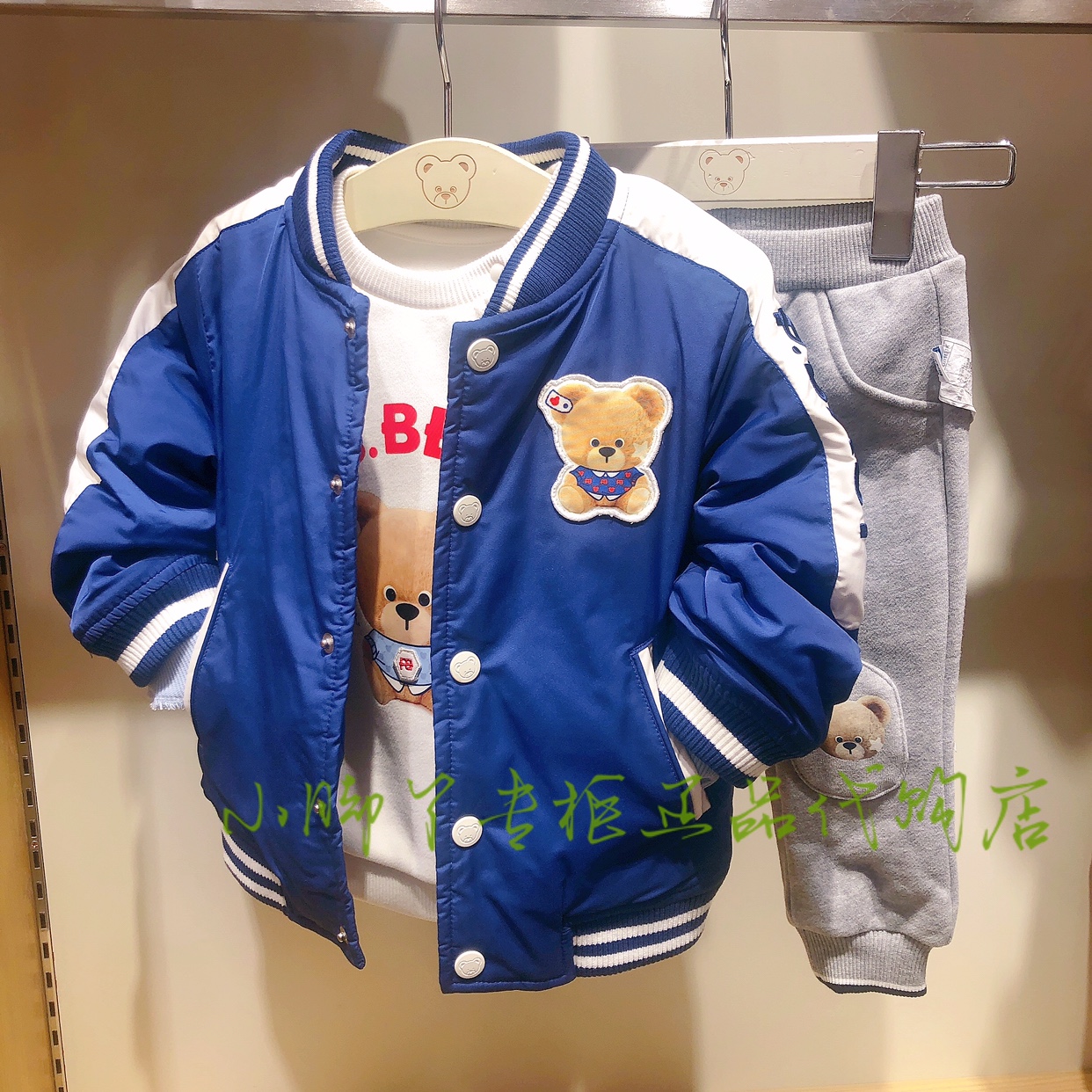 PawinPaw专柜正品23新款春秋装婴童薄款棉衣外套棒球服PBJPD1111K