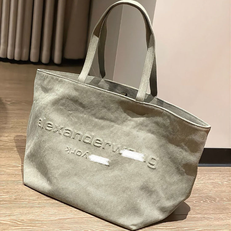 大容量包包女包2025新款春夏百搭帆布包通勤上课单肩包休闲托特包