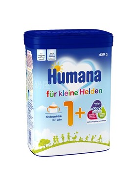 德国原装直邮 Humana 1+ 2+瑚玛娜 益生元 奶粉 1岁2岁一岁两岁