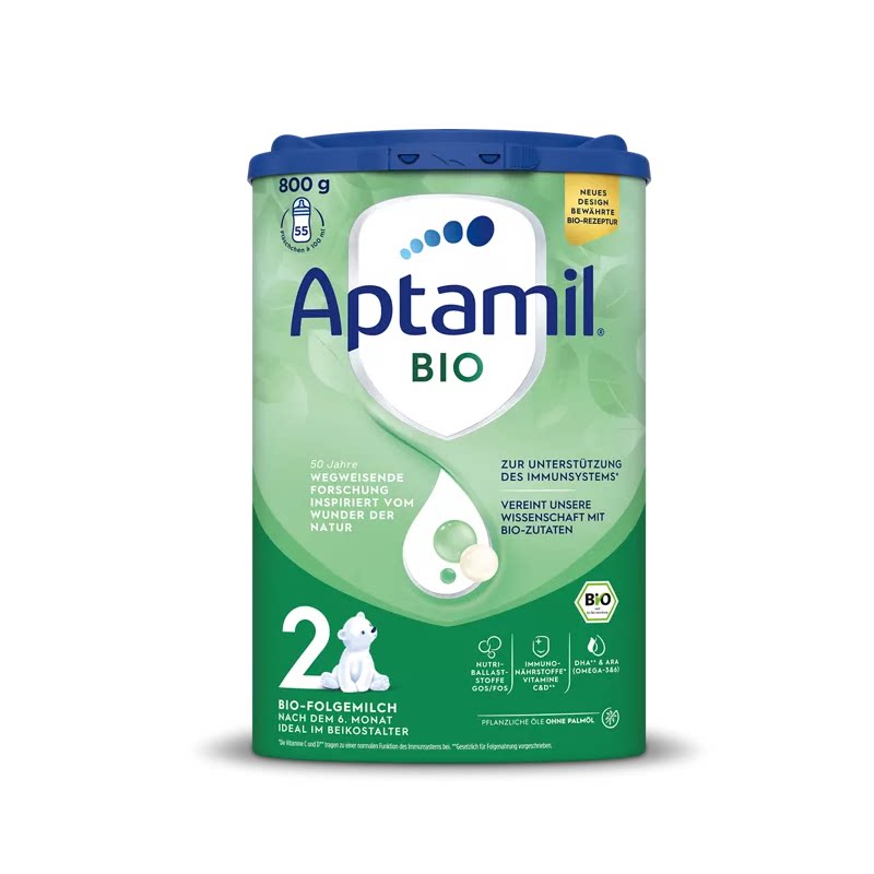 Aptamil Bio 2 德国爱他美有机版2段(6个月以上) 婴幼儿配方奶粉
