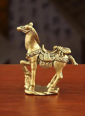 礼品实心办公桌面手把玩件纯黄铜