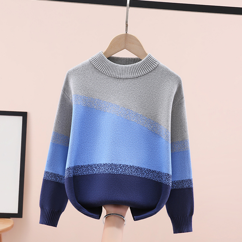 男童毛衣秋冬新款儿童纯棉针织