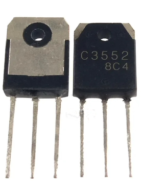 原装 2SC3552 C3552 电源晶体管800V/1100V 12A TO3P全新现货