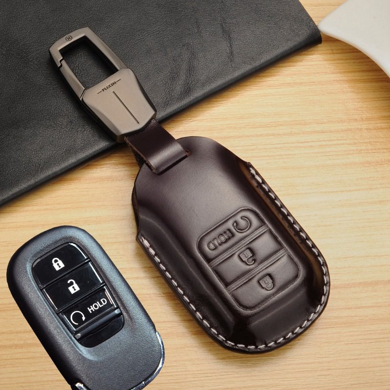牛皮本田crv雅阁型格思域钥匙包