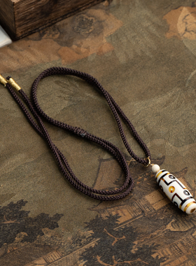 猛犸小天珠锁骨链项链