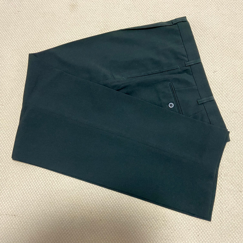 男士工装夏常服长裤墨绿色裤松枝休闲裤