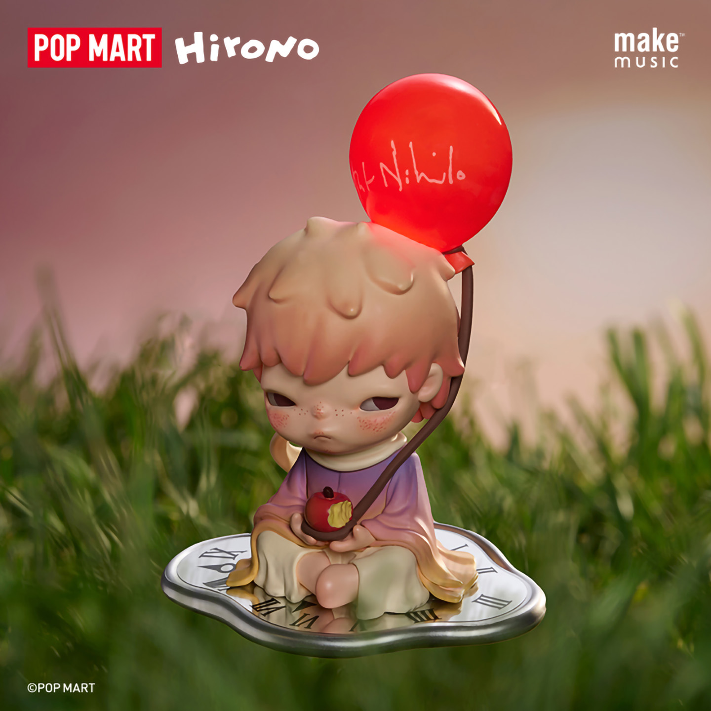 POPMART泡泡玛特小野Hirono × 孙燕姿 就在日落之后手办礼物摆件