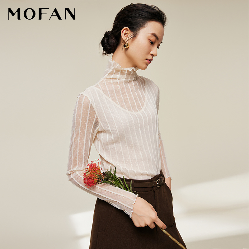 MOFAN摩凡冬新款时尚百搭打底衫