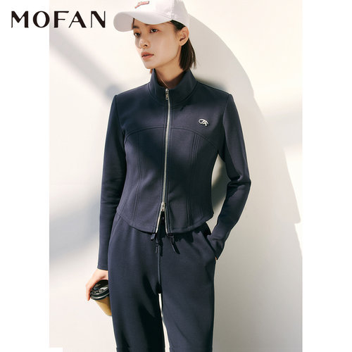 MOFAN摩凡秋新款暮色蓝卫衣