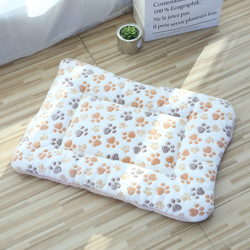 AUTUMN AND WINTER PET KENNEL MAT CAT MAT CAT SLEEPING MAT THICKENED BLANKET BY TEDDY CORGI FOUR SEASONS NEST MAT