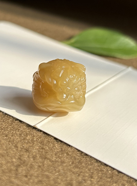 新疆且末糖醒狮头挂件配饰