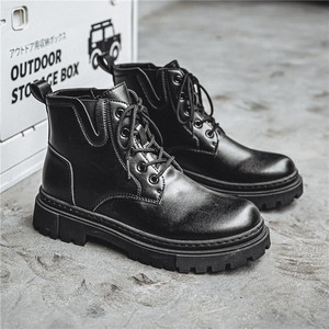 XZ1118-FA07P50高帮马丁靴中筒休闲男靴,男鞋马丁靴,星座1118