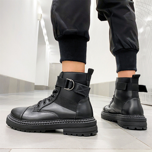 XZ1118-MK06P60系带英伦厚底马丁靴,男鞋马丁靴,星座1118