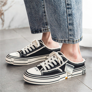 XZ1118-1130P55夏季半拖帆布鞋图片