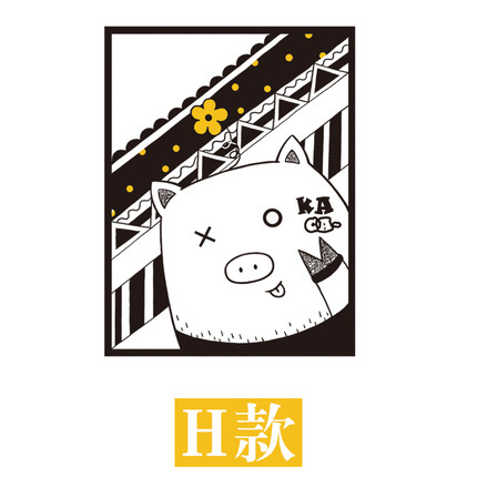 简约ins动物头像照片墙贴纸北欧风格装饰创意客厅卧室儿童房贴画