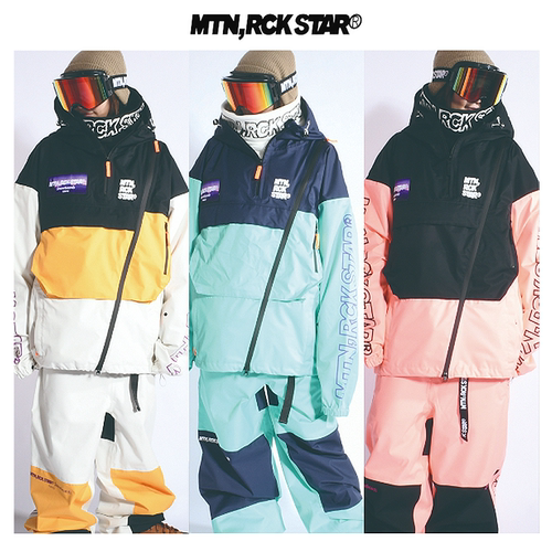 现货2526款MRS雪服男女款套装2.5L单板滑雪服宽松雪服