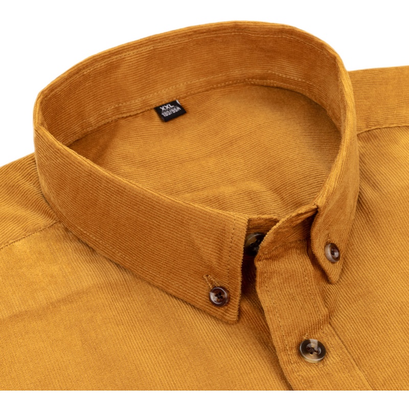 灯芯绒外套男生港风日系潮纯色休闲绅士春秋宽松百搭衣服长袖衬衫