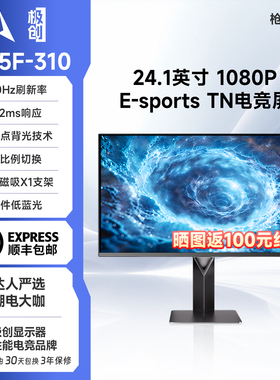 极创G25F-310Hz电脑24.1英寸0.2ms游戏FPS显示器枪神310屏幕258QM