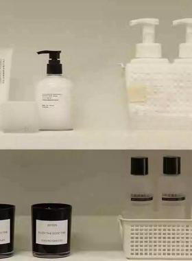 星韵【简约卫浴合集】样板房浴室柜身体乳面霜蜡烛按压瓶软装摆件