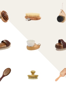 【浴刷头梳合集】样板间卫生间浴室按摩刷道具设计师款摆件现代