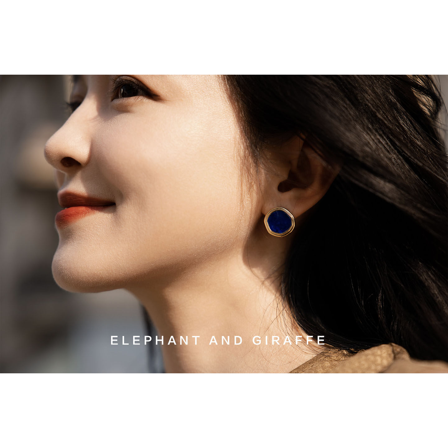 大象和长颈鹿 星空般深邃美感 银厚镀金青金石耳钉 ACC406,女装/女士精品,旗袍,淘宝优惠券,粉丝福利购,淘宝优惠卷