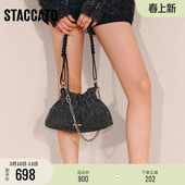 背提包X8337DX5 星辰包福袋褶皱包单肩包时尚 思加图冬季 新款