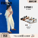 邝玲玲同款思加图新款麦穗音符德训鞋阿甘鞋透气运动休闲鞋女鞋子