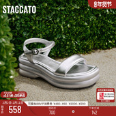 布蕾雪芙鞋 奶油鞋 休闲凉鞋 思加图新款 厚底凉鞋 女EI807BL4